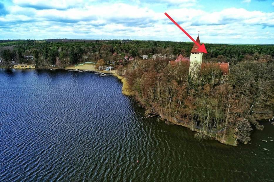 Zolty Domek Nad Jeziorem Lubniewice Villa Exterior photo